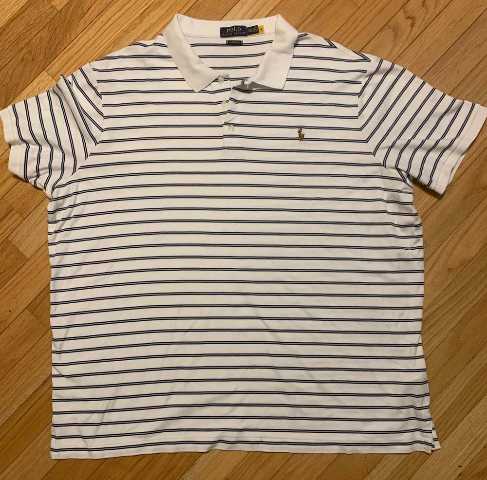 Polo Ralph Lauren Classic Fit Striped Polo Shirt XXL